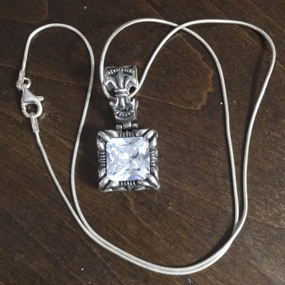 SILPADA Uptown Cubic Zirconia Necklace - Picture 4 of 14
